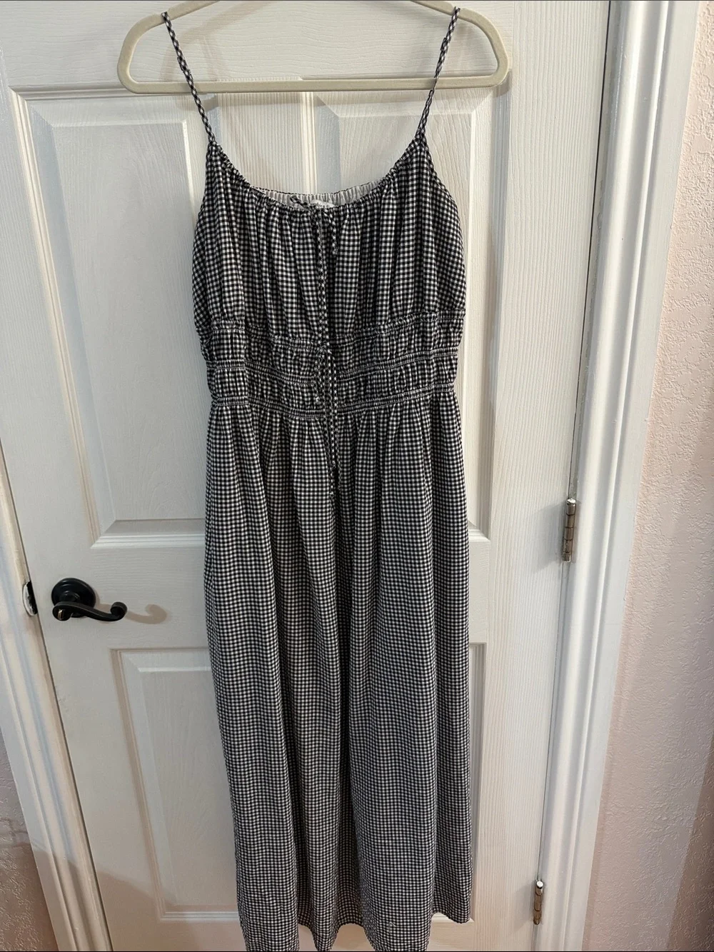 Abercrombie & Fitch Black and White Gingham Dress